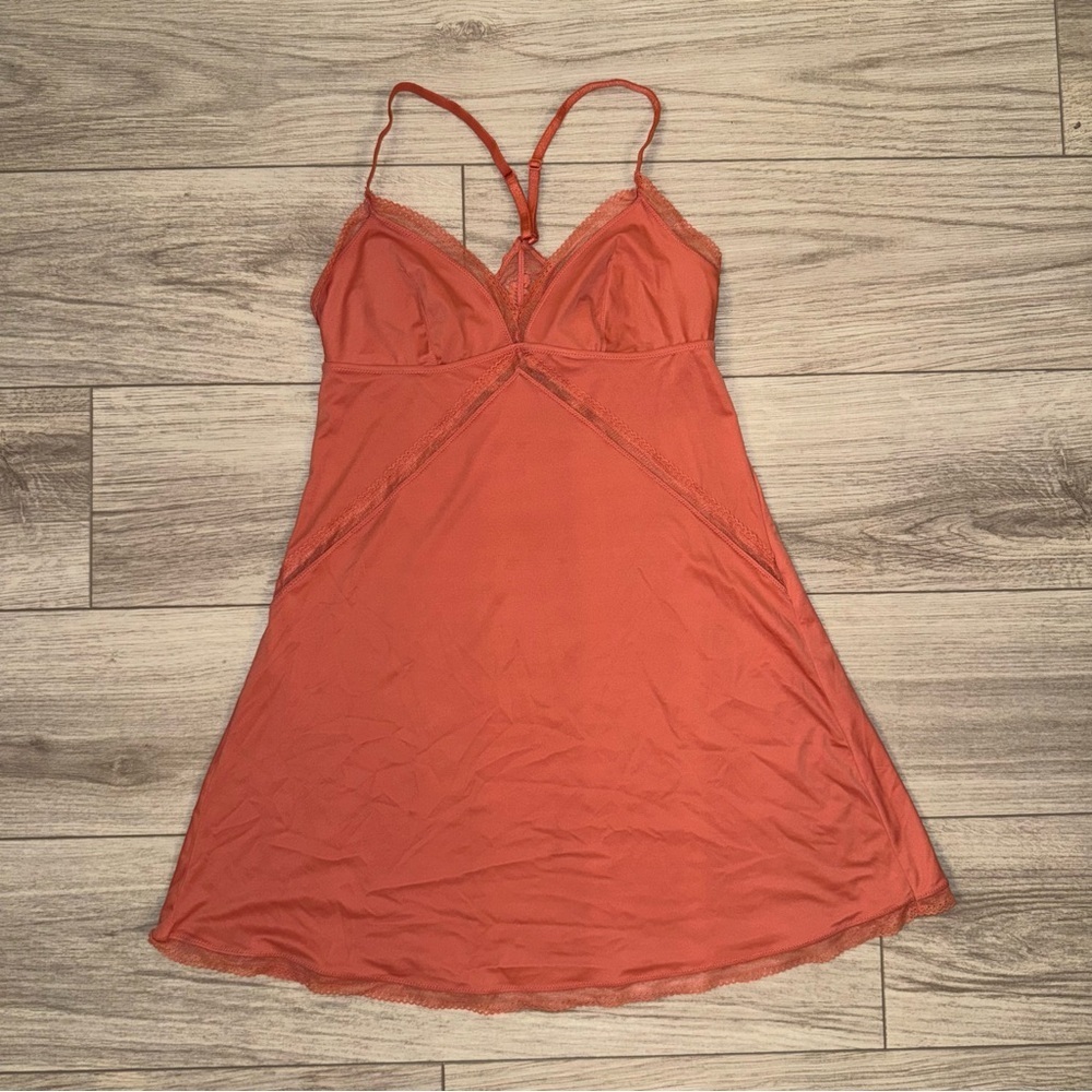 Auden Women's Coral Slip Dress